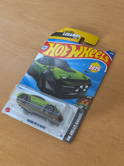 Hotwheels Mainline / Mazda MX-5 Miata / 2025 HW Dream Garage 2/5 GREEN