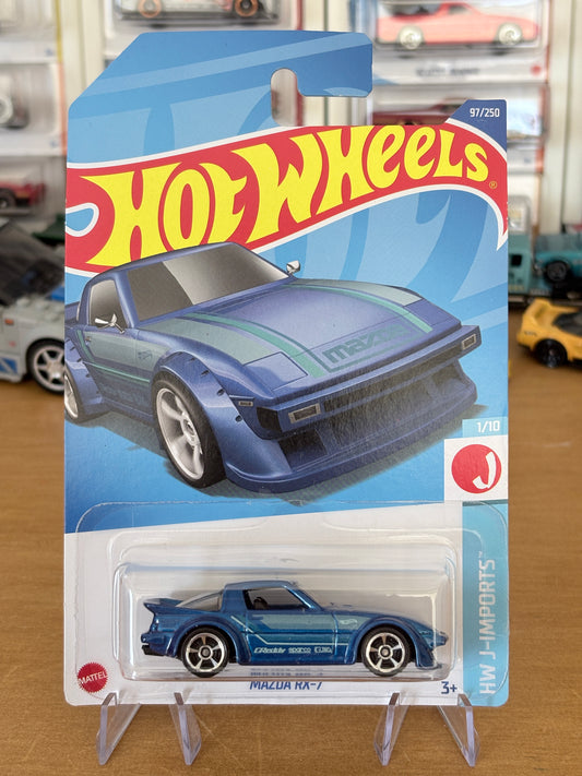 Hot Wheels Mainline | Mazda RX-7 | 2022 HW J-Imports 1/10 (Blue)