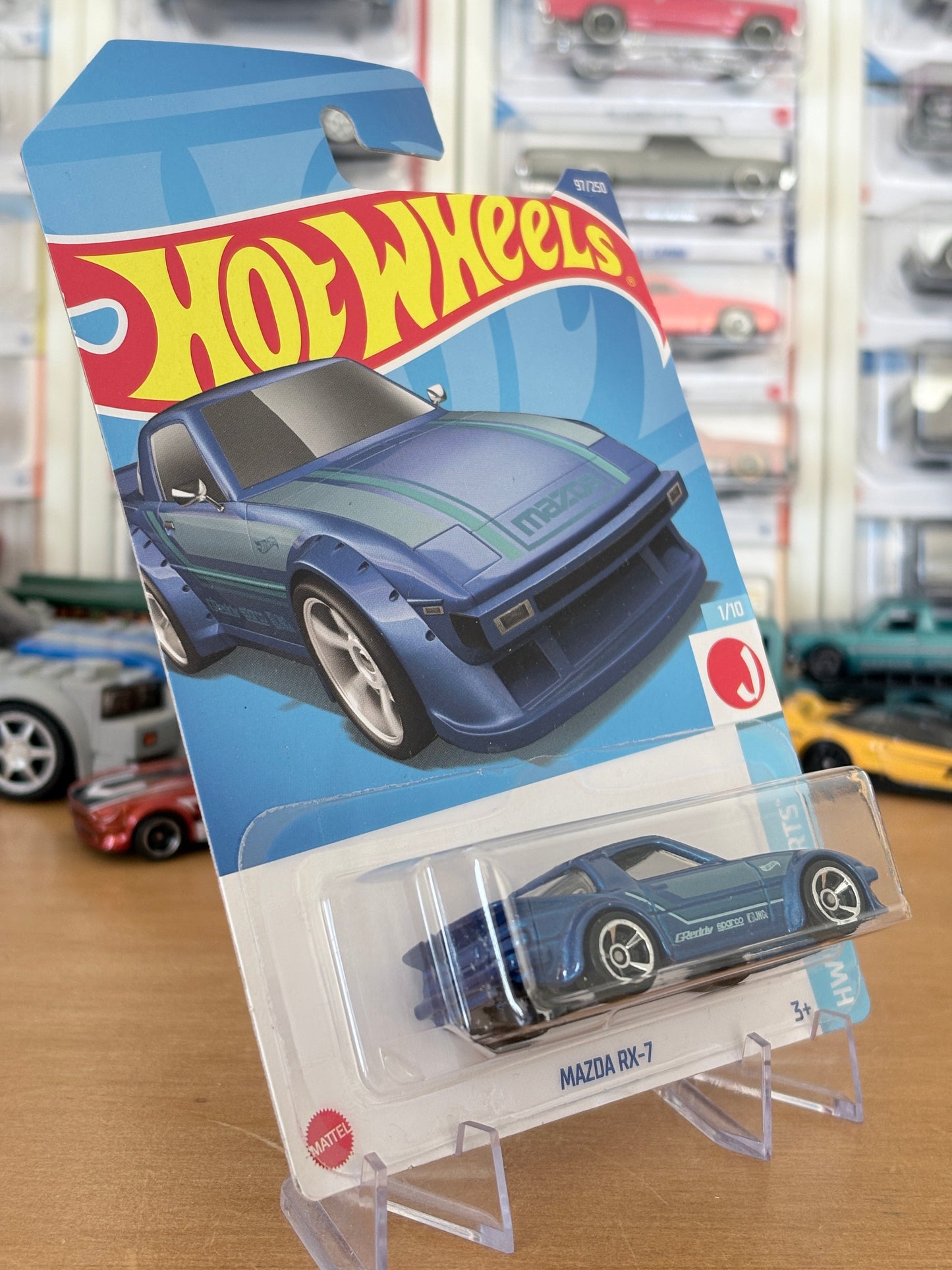 Hot Wheels Mainline | Mazda RX-7 | 2022 HW J-Imports 1/10 (Blue)