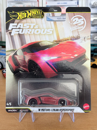 Hot Wheels Premium / W Motors Lykan Hypersport / 2026 HW Fast & Furious 4/5