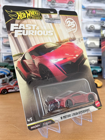 Hot Wheels Premium / W Motors Lykan Hypersport / 2026 HW Fast & Furious 4/5