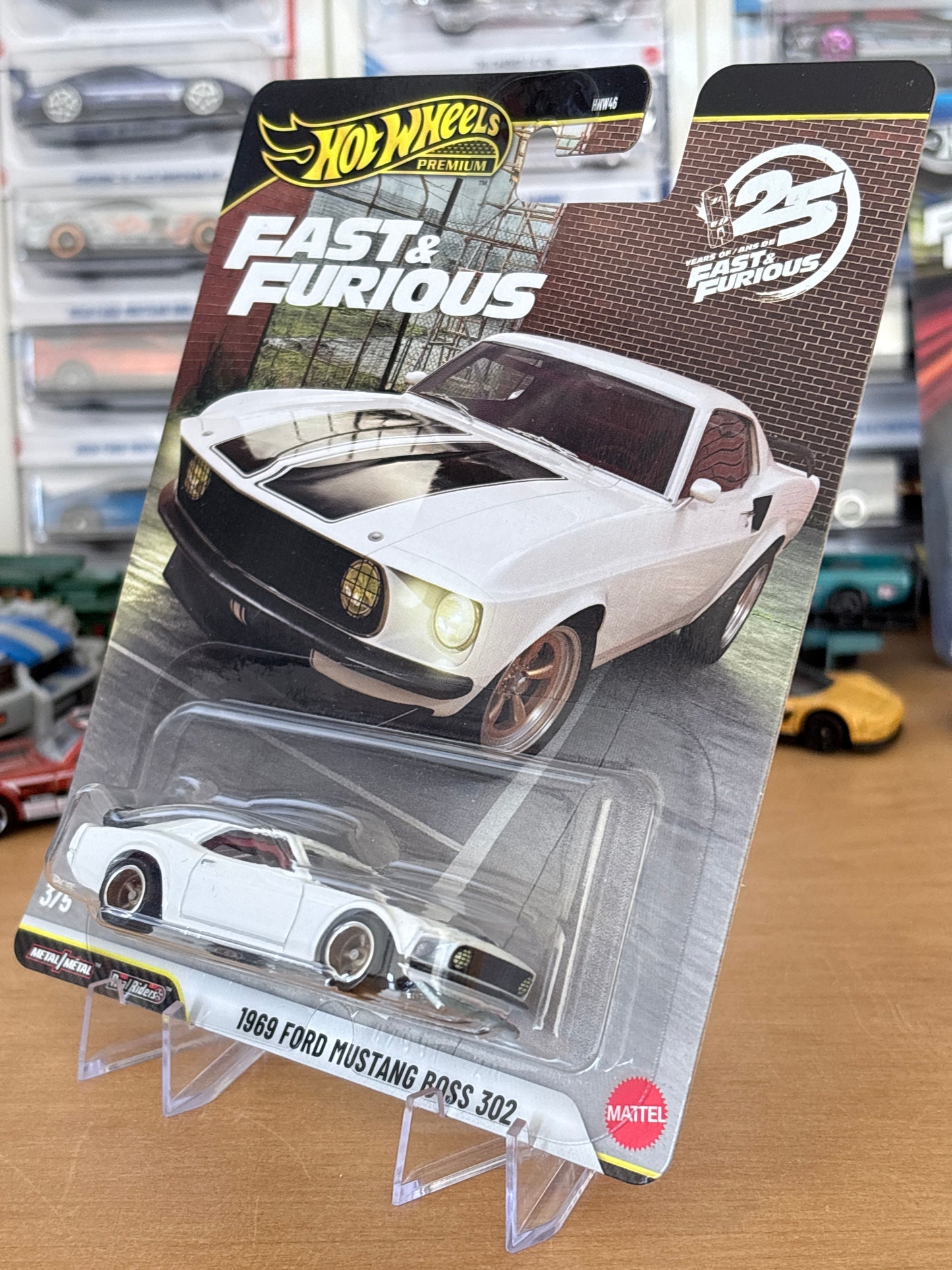Hot Wheels Premium / 1969 Ford Mustang Boss 302 / 2026 HW Fast & Furious 3/5