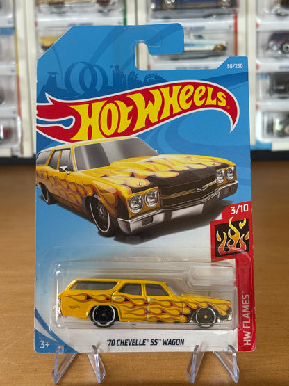 Hot Wheels Mainline / '70 Chevelle SS Wagon / 2017 HW Flames 3/10