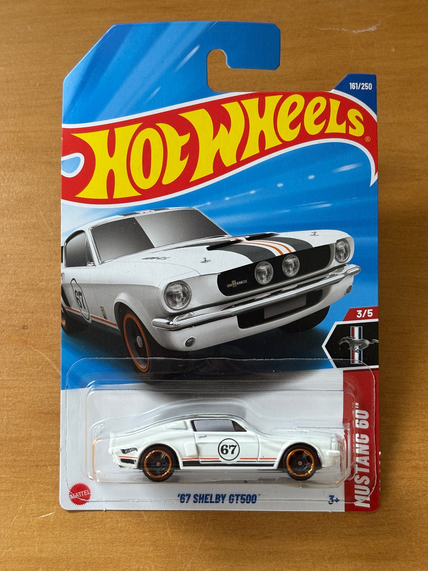 Hot Wheels Mainline / '67 Shelby GT500 / 2025 HW Mustang 60 3/5