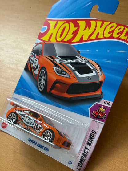 Hot Wheels Mainline / Toyota GR86 Cup - Orange / 2025 HW Compact Kings 1/10