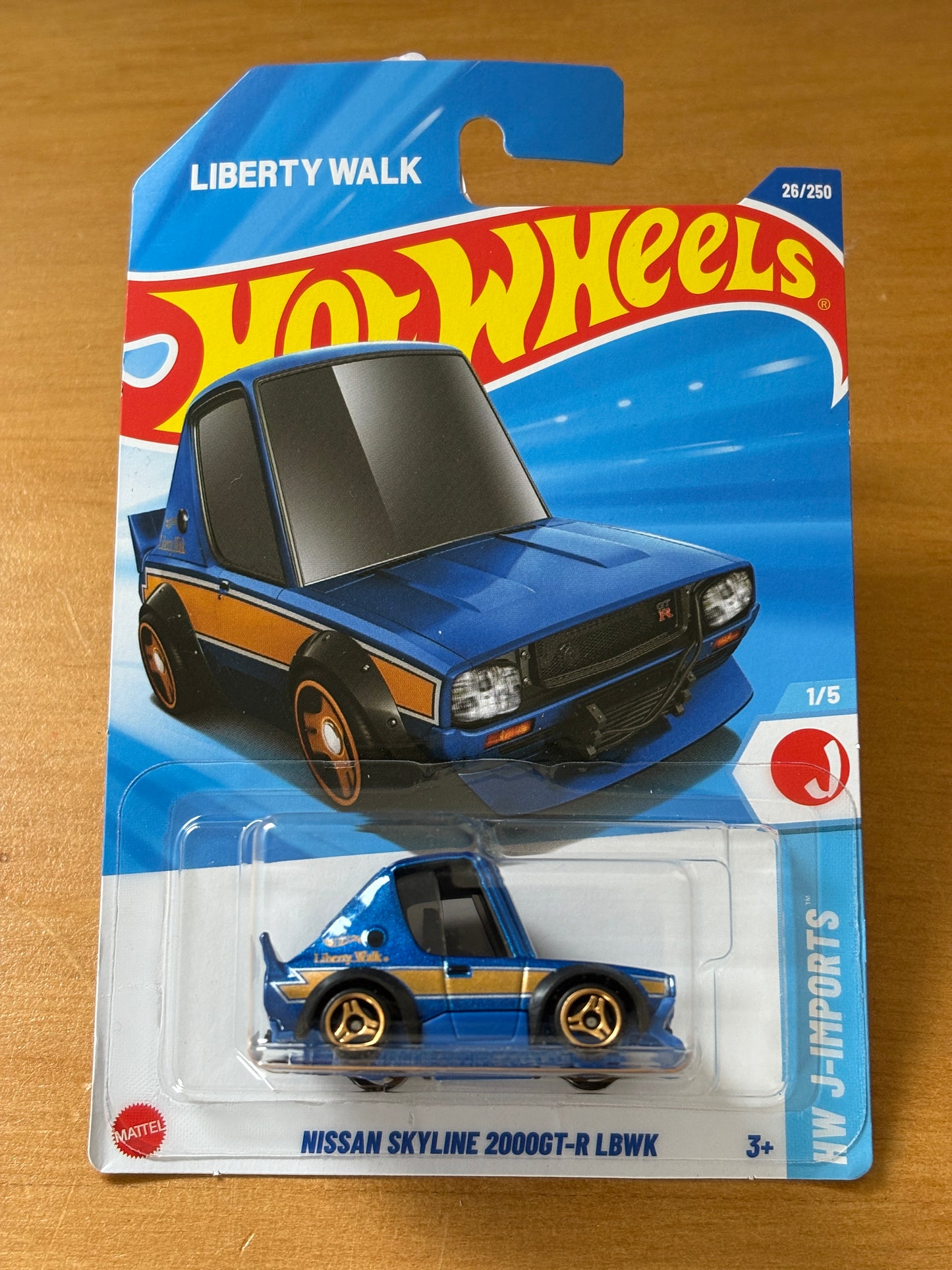 Hot Wheels Mainline / Nissan Skyline 2000GT-R LBWK / 2025 HW J-Imports 1/10