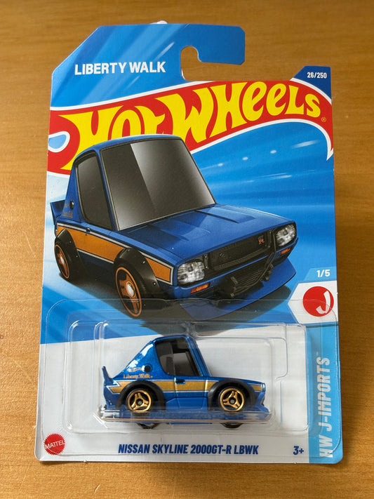 Hot Wheels Mainline / Nissan Skyline 2000GT-R LBWK / 2025 HW J-Imports 1/10