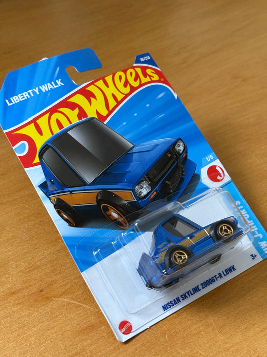 Hot Wheels Mainline / Nissan Skyline 2000GT-R LBWK / 2025 HW J-Imports 1/10