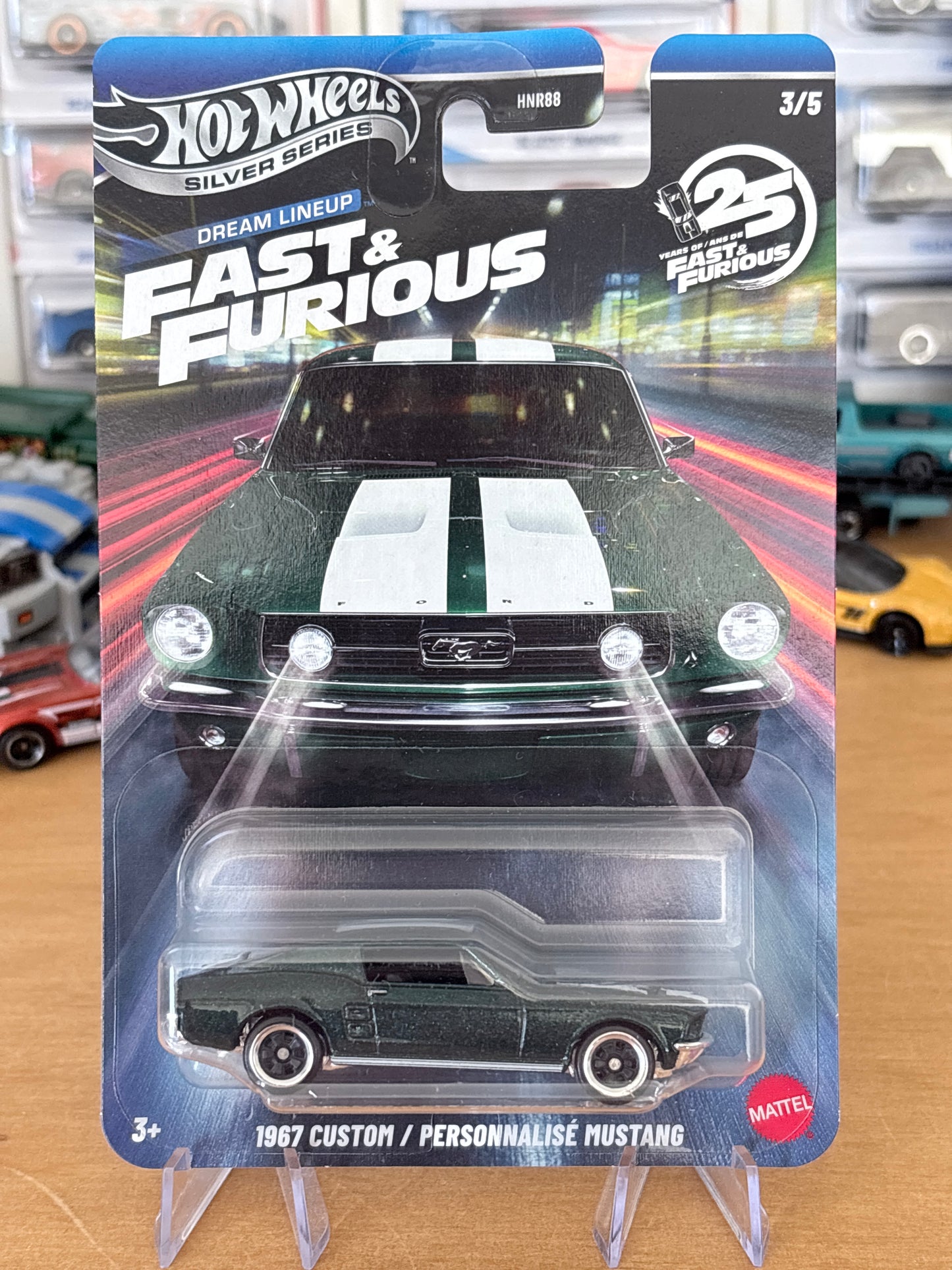 Hot Wheels Silver Series | 1967 Custom Mustang | 2026 Fast & Furious Dream Line Up 3/5