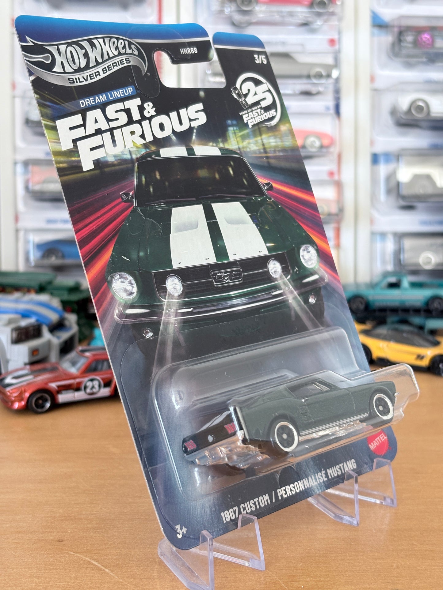 Hot Wheels Silver Series | 1967 Custom Mustang | 2026 Fast & Furious Dream Line Up 3/5