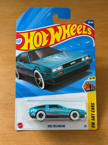 Hot Wheels Mainline / DMC Delorean / 2025 HW Art Cars 5/10