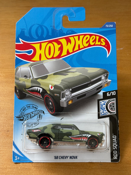 Hot Wheels Mainline / '68 Chevy Nova / 2017 HW Rod Squad 6/10
