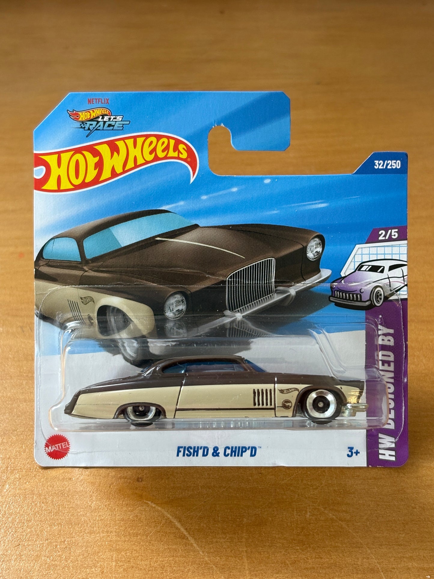 Hot Wheels Mainline Treasure Hunt  / Fish'd & Chip'd / 2025 HW Designed By 2/5