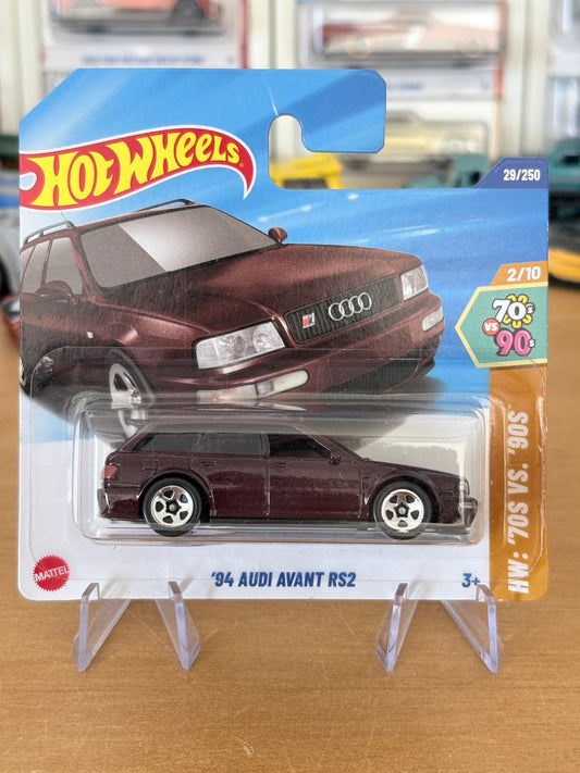 Hot Wheels Mainline | '94 Audi Avant RS2 | 2025 HW: '70s vs '90s 2/10 Short Card