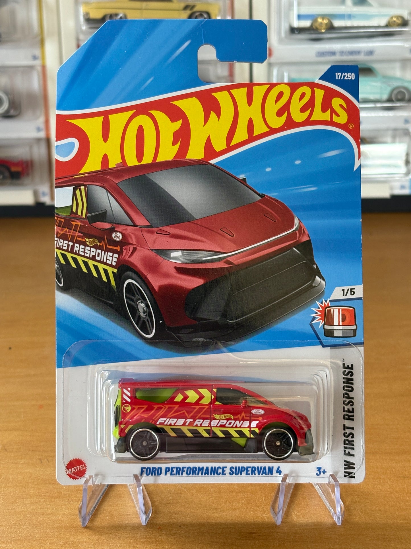 Hot Wheels Mainline Treasure Hunt  / Ford Performance Supervan 4  / 2025 HW First Response 1/5