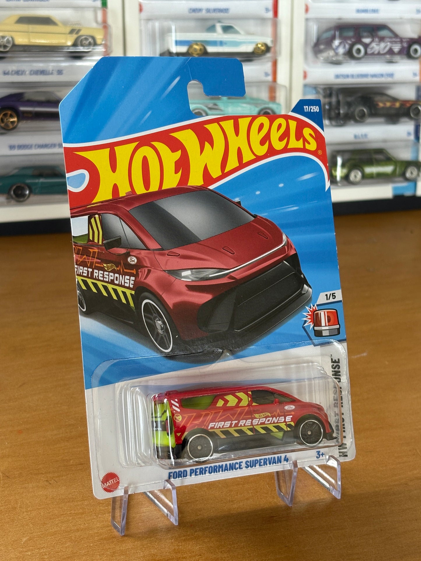 Hot Wheels Mainline Treasure Hunt  / Ford Performance Supervan 4  / 2025 HW First Response 1/5