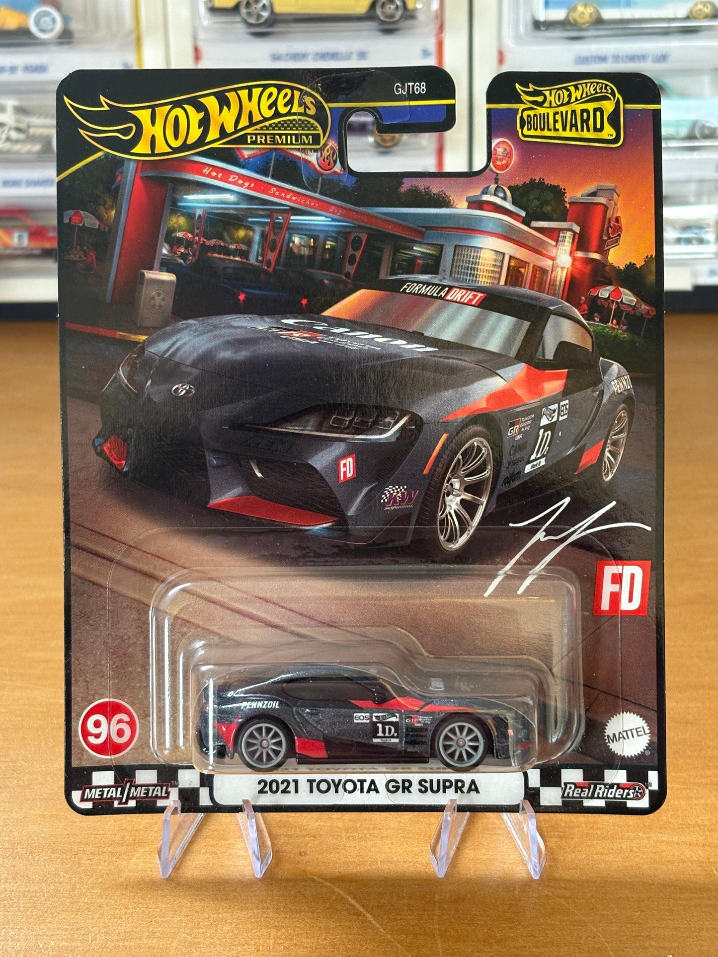 Hot Wheels Premium / 2021 Toyota GR Supra / 2024 HW Boulevard 96