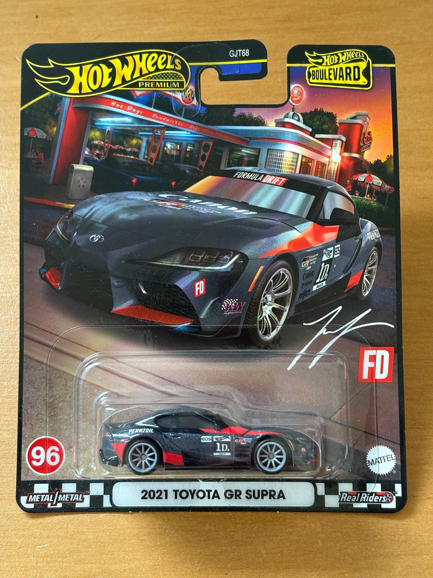 Hot Wheels Premium / 2021 Toyota GR Supra / 2024 HW Boulevard 96