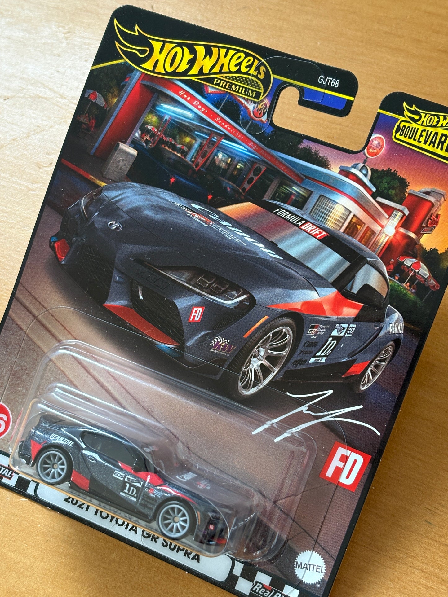 Hot Wheels Premium / 2021 Toyota GR Supra / 2024 HW Boulevard 96