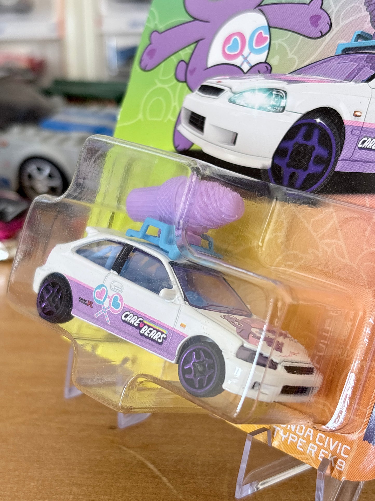 Majorette Care Bears | Honda Civic Type R (EK9) | Premium Moving Parts