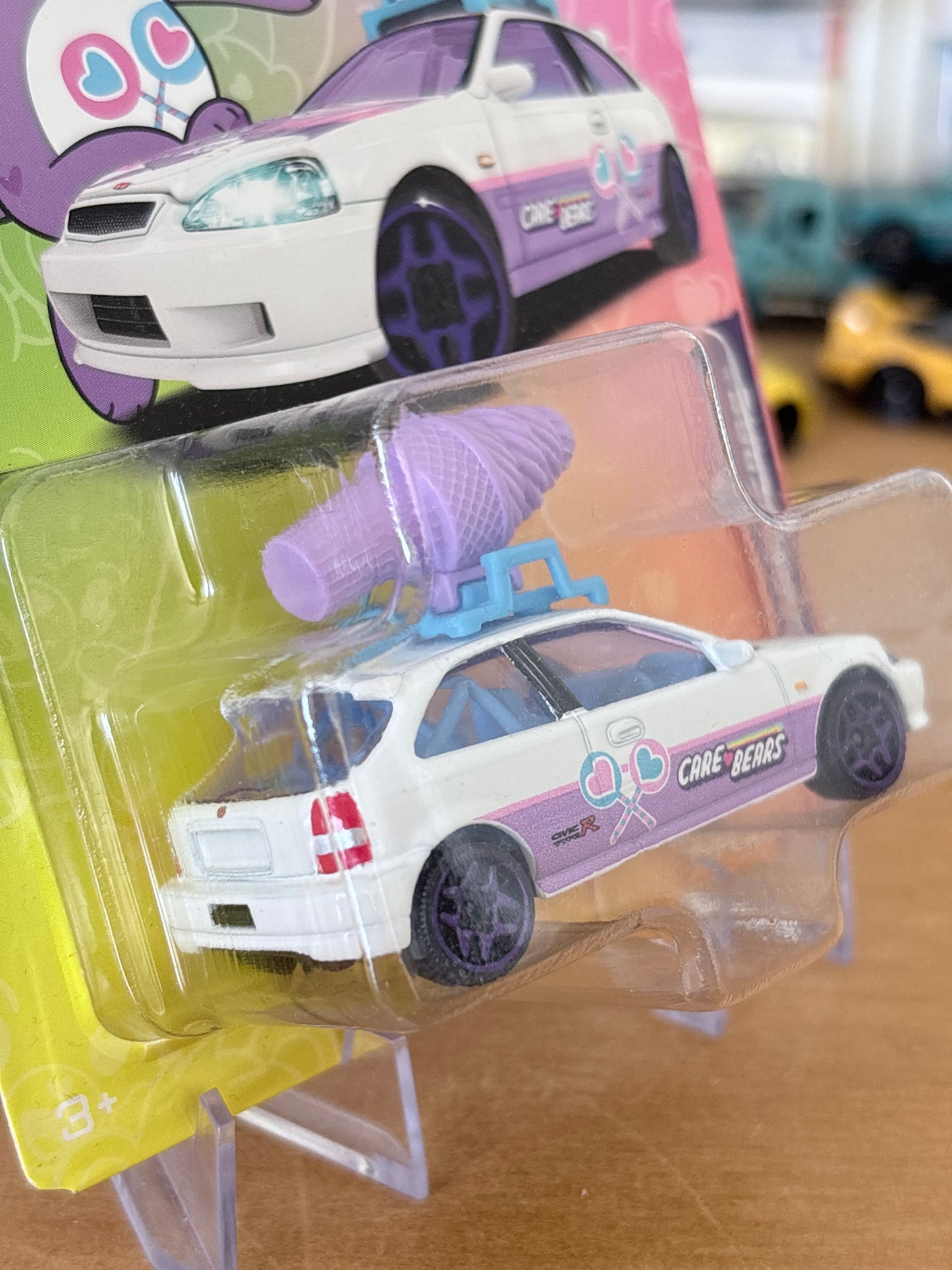 Majorette Care Bears | Honda Civic Type R (EK9) | Premium Moving Parts