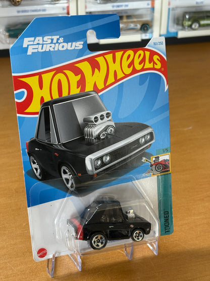 Hot Wheels Mainline / '70 Dodge Charger - Black / 2024 HW Tooned 1/5