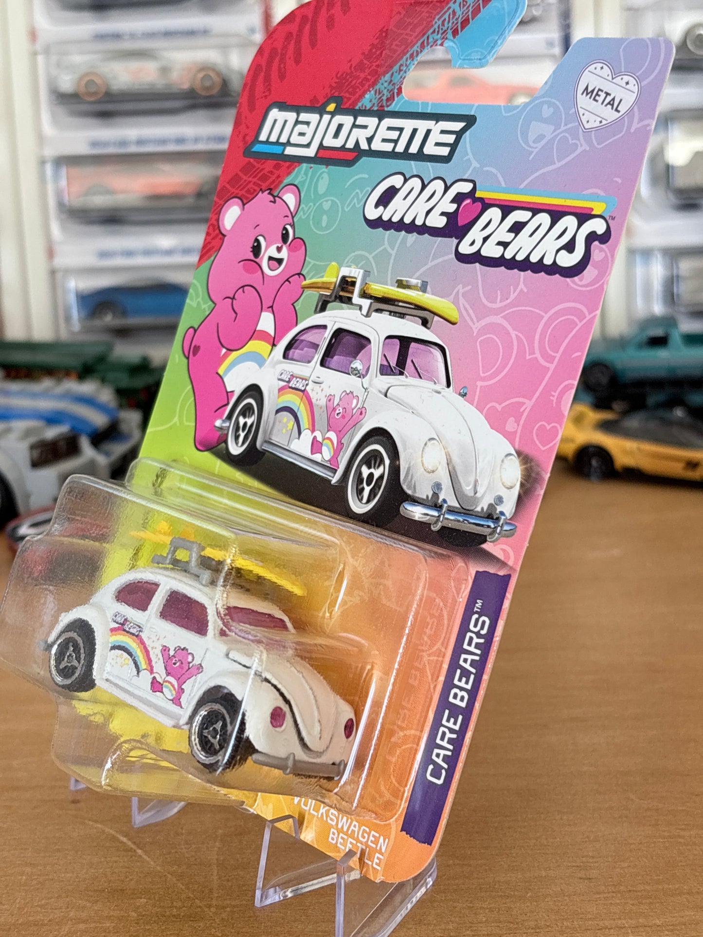 Majorette Care Bears | Volkswagen Beetle | Premium Moving Parts