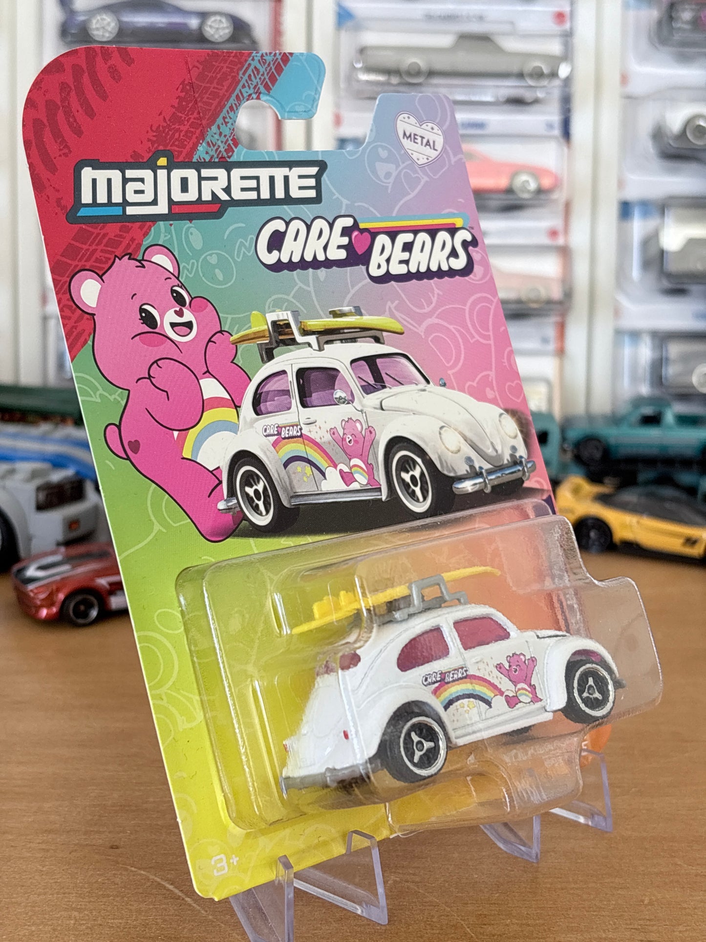 Majorette Care Bears | Volkswagen Beetle | Premium Moving Parts