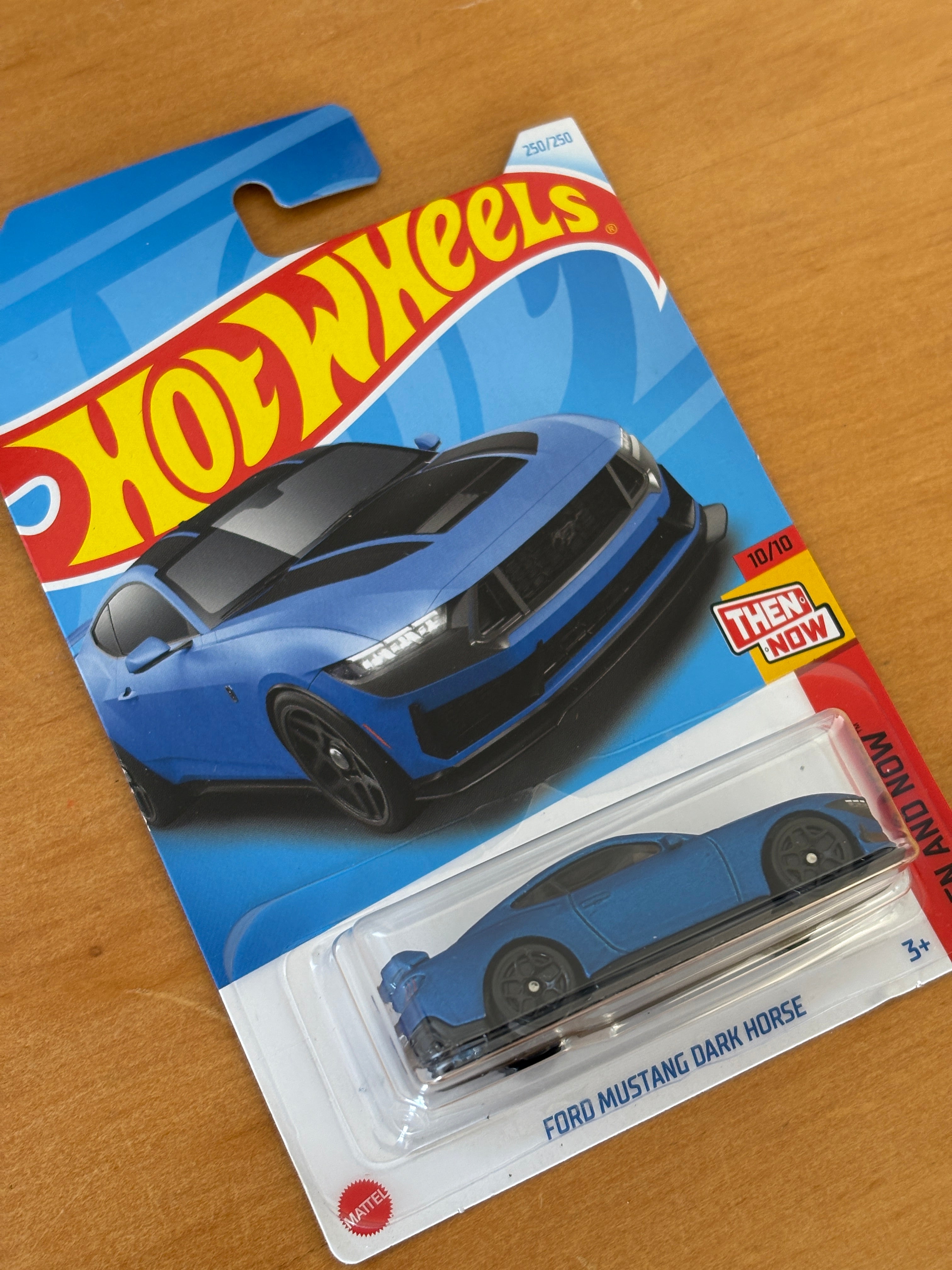 Hot Wheels Mainline / Ford Mustang Dark Horse / 2024 HW Then & Now