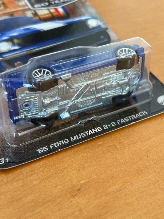 Hot Wheels Silver Series / '65 Ford Mustang 2+2 Fastback CHASE / 2024 HW 60 Years Mustang 5/5