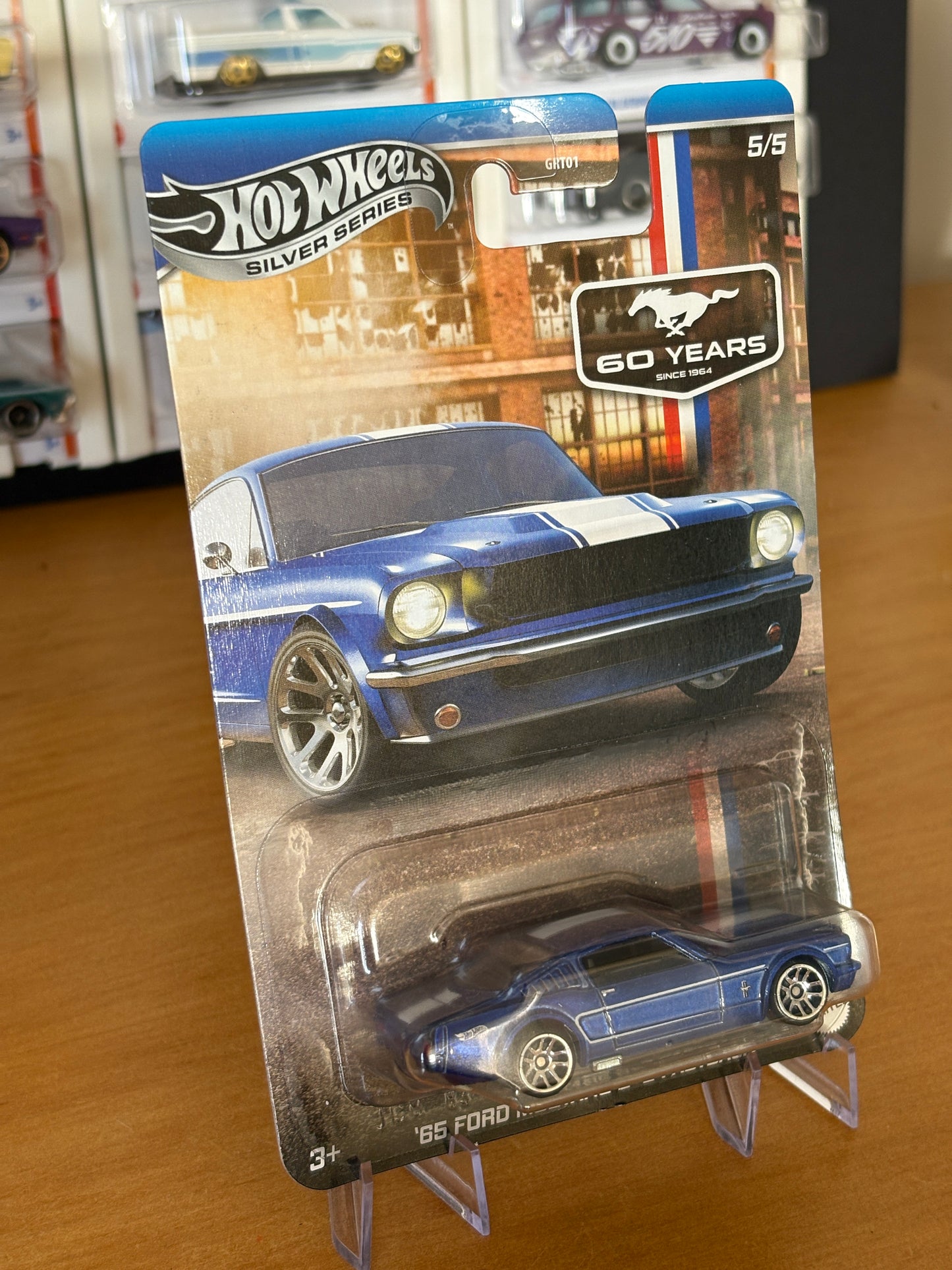 Hot Wheels Silver Series / '65 Ford Mustang 2+2 Fastback CHASE / 2024 HW 60 Years Mustang 5/5