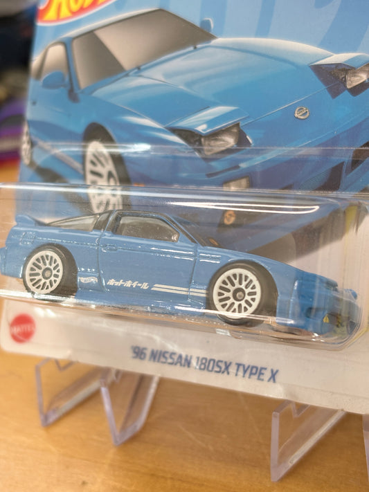 Hot Wheels Mainline / '96 Nissan 180sx Type X / 2024 HW The '90s 6/10 (Short Card)