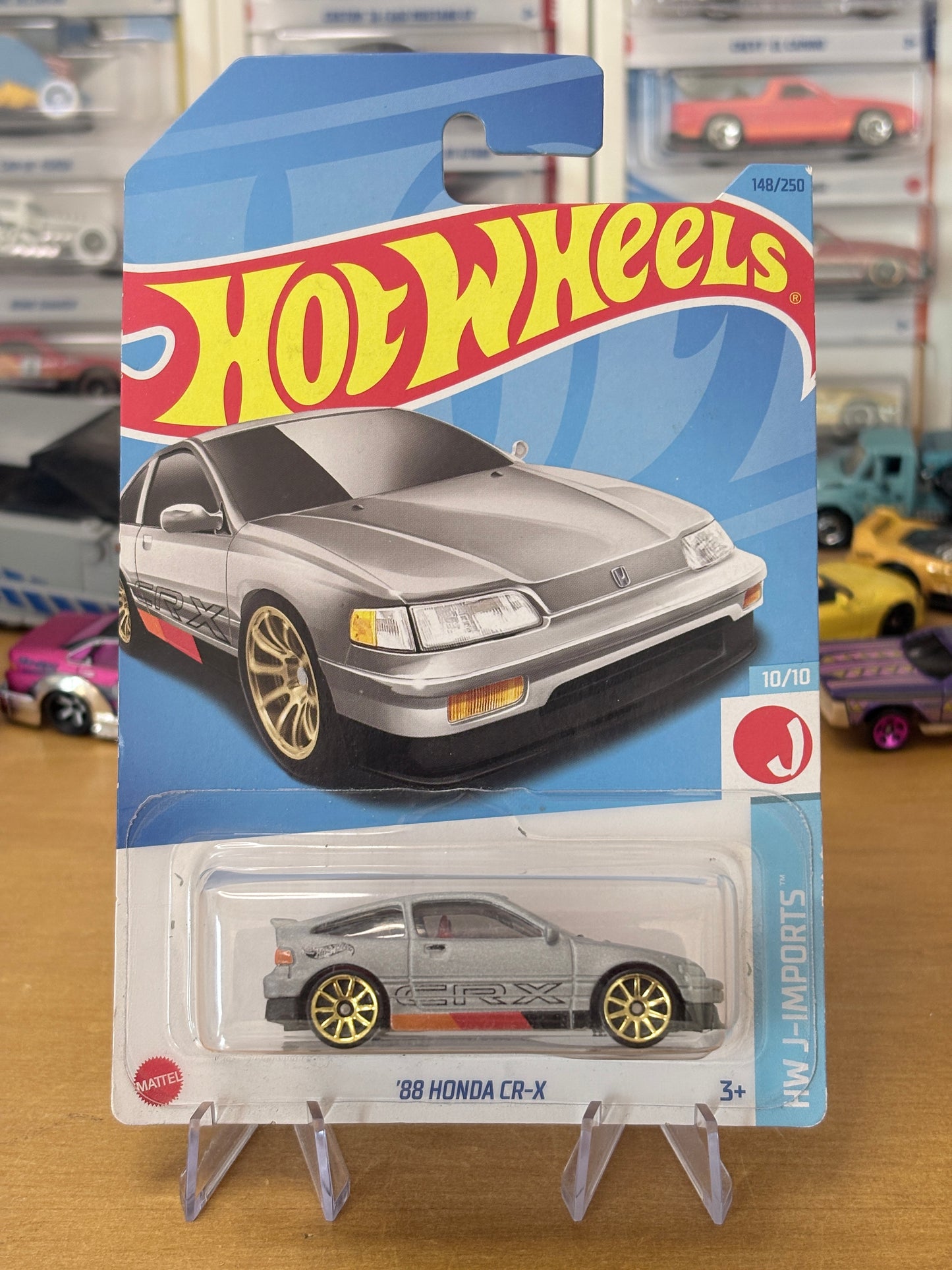 Hot Wheels Mainline / '88 Honda CRX / 2021 HW: J-Imports 10/10 Silver