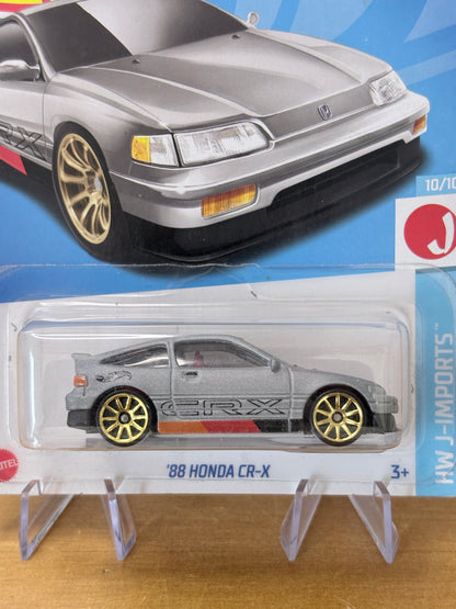 Hot Wheels Mainline / '88 Honda CRX / 2021 HW: J-Imports 10/10 Silver