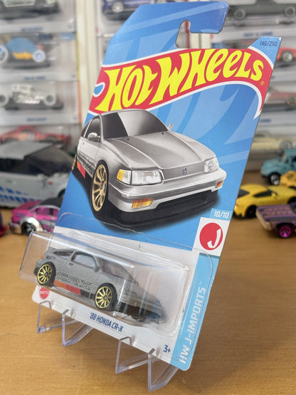 Hot Wheels Mainline / '88 Honda CRX / 2021 HW: J-Imports 10/10 Silver