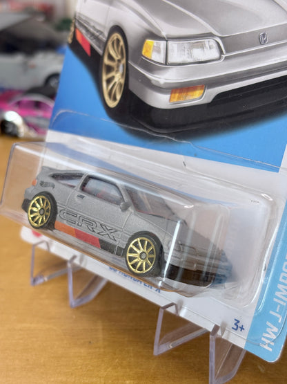 Hot Wheels Mainline / '88 Honda CRX / 2021 HW: J-Imports 10/10 Silver