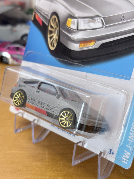 Hot Wheels Mainline / '88 Honda CRX / 2021 HW: J-Imports 10/10 Silver
