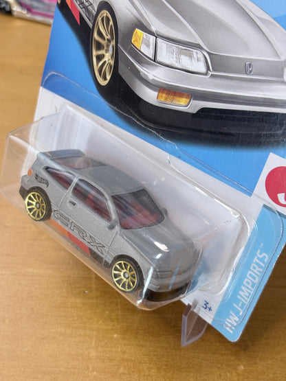 Hot Wheels Mainline / '88 Honda CRX / 2021 HW: J-Imports 10/10 Silver