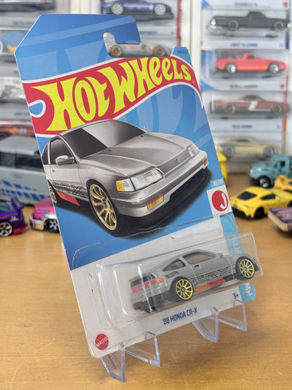 Hot Wheels Mainline / '88 Honda CRX / 2021 HW: J-Imports 10/10 Silver