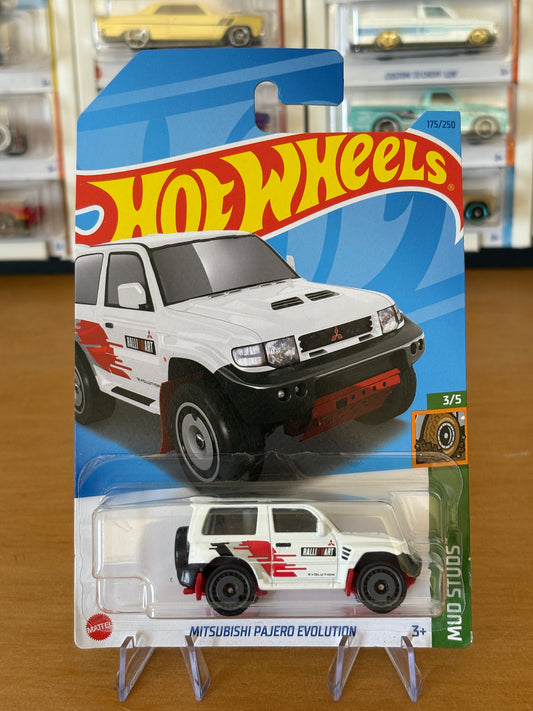 Hot Wheels Mainline / Mitsubishi Pajero Evolution / 2023 HW J-Imports 169/250 (White)