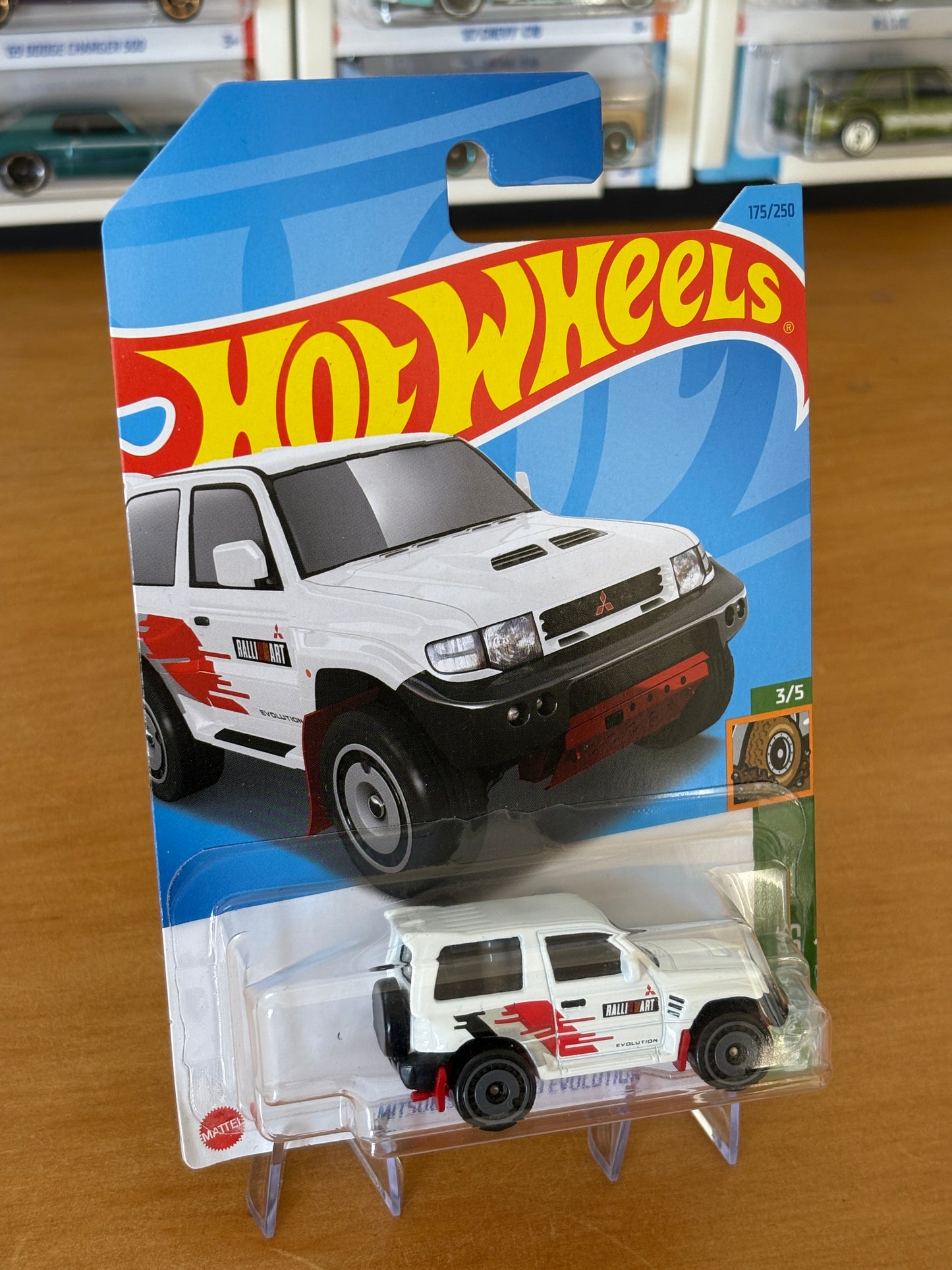 Hot Wheels Mainline / Mitsubishi Pajero Evolution / 2023 HW J-Imports 169/250 (White)