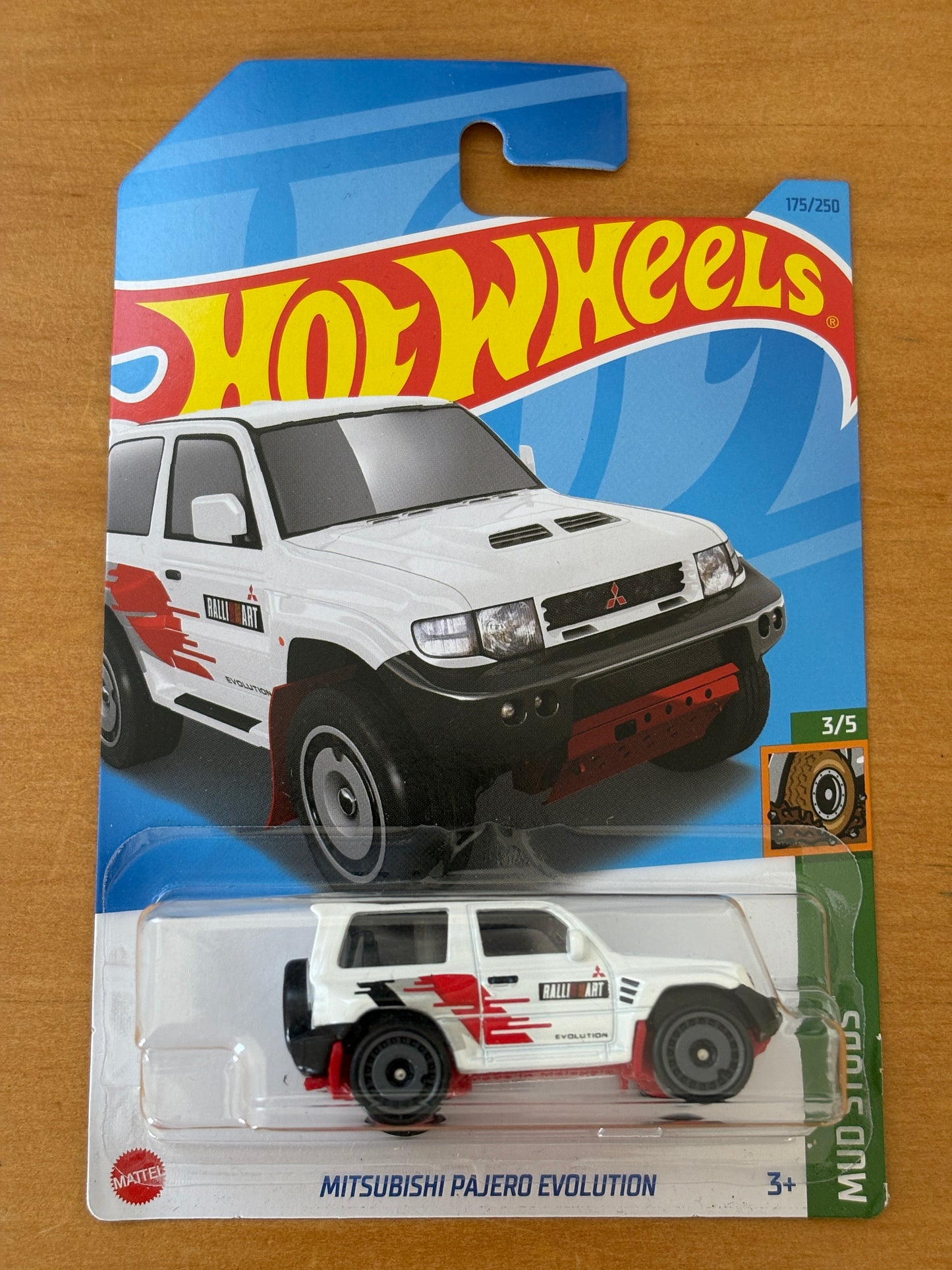 Hot Wheels Mainline / Mitsubishi Pajero Evolution / 2023 HW J-Imports 169/250 (White)