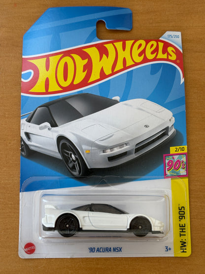 Hot Wheels Mainline / '90 Acura NSX / 2024 HW The 90s 175/250 (White)
