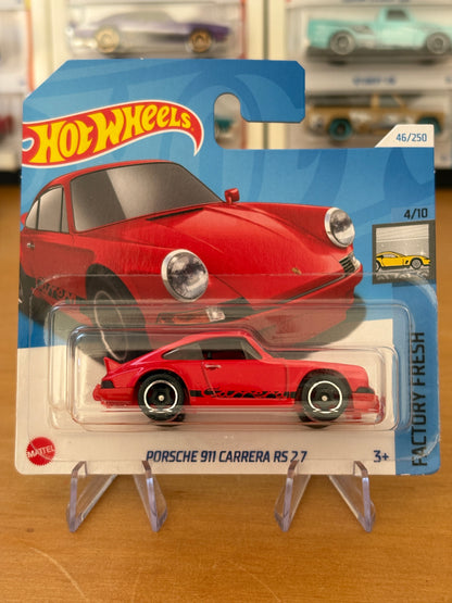 Hot Wheels Mainline / Porsche 911 Carrera RS 2.7 / 2024 HW Factory Fresh 4/10