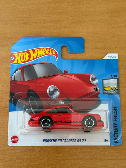 Hot Wheels Mainline / Porsche 911 Carrera RS 2.7 / 2024 HW Factory Fresh 4/10