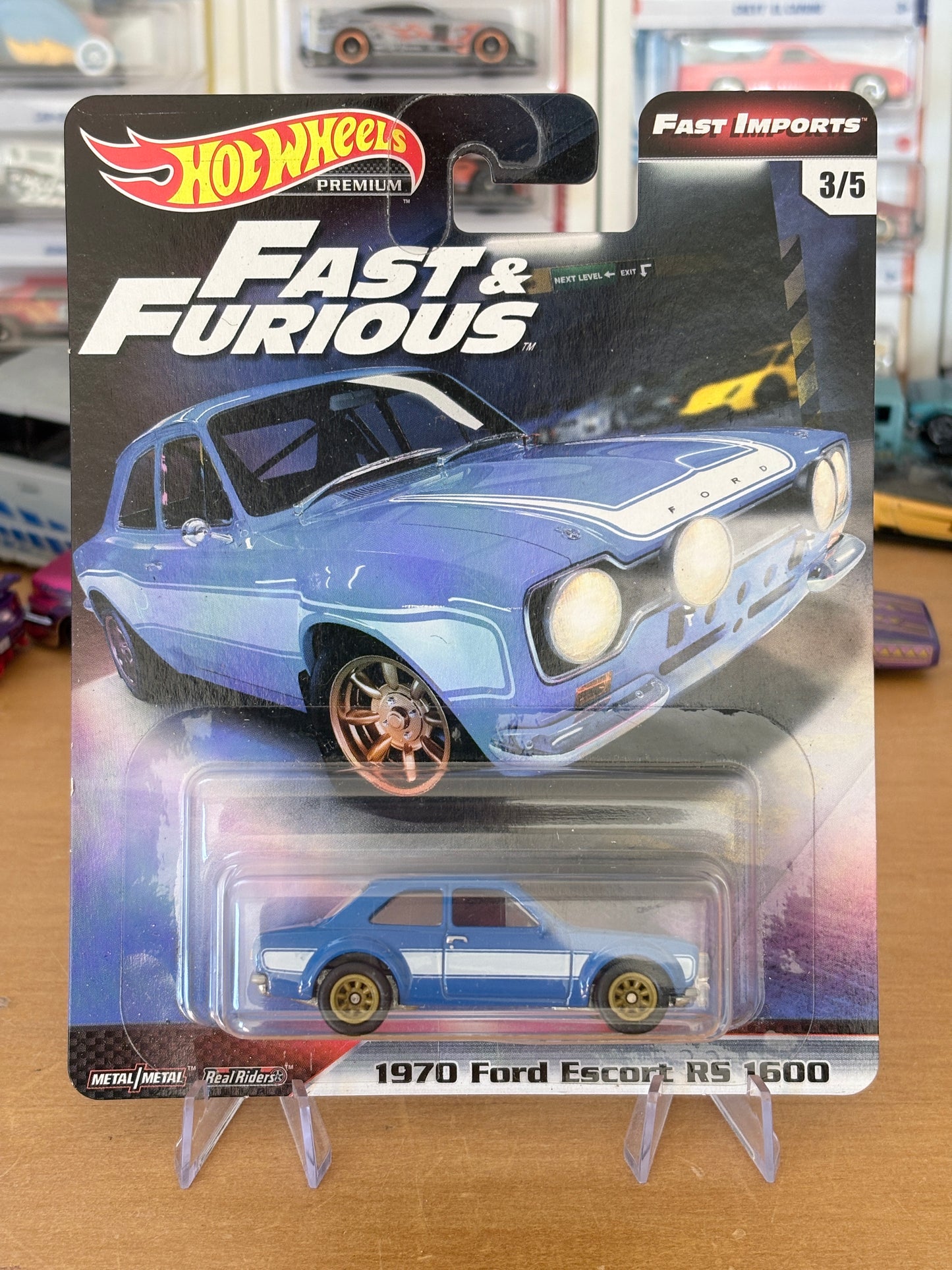 Hot Wheels Premium | 1970 Ford Escort RS 1600 | HW Fast & Furious Fast Imports | 3/5