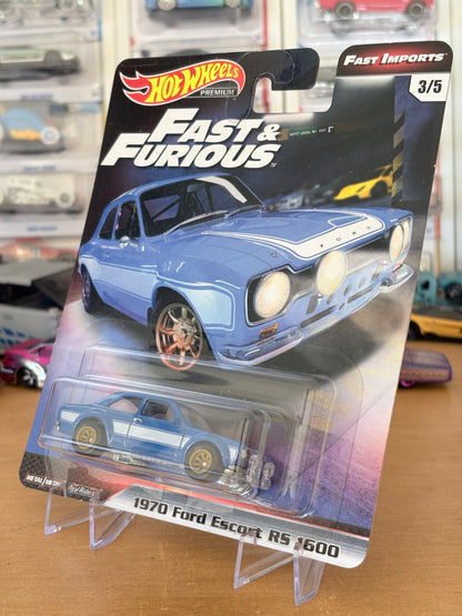 Hot Wheels Premium | 1970 Ford Escort RS 1600 | HW Fast & Furious Fast Imports | 3/5
