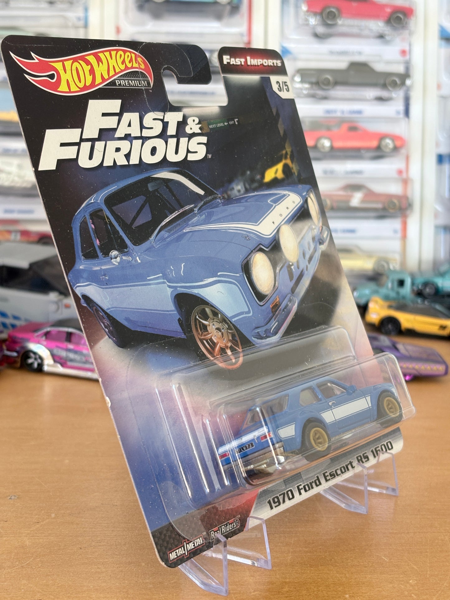 Hot Wheels Premium | 1970 Ford Escort RS 1600 | HW Fast & Furious Fast Imports | 3/5