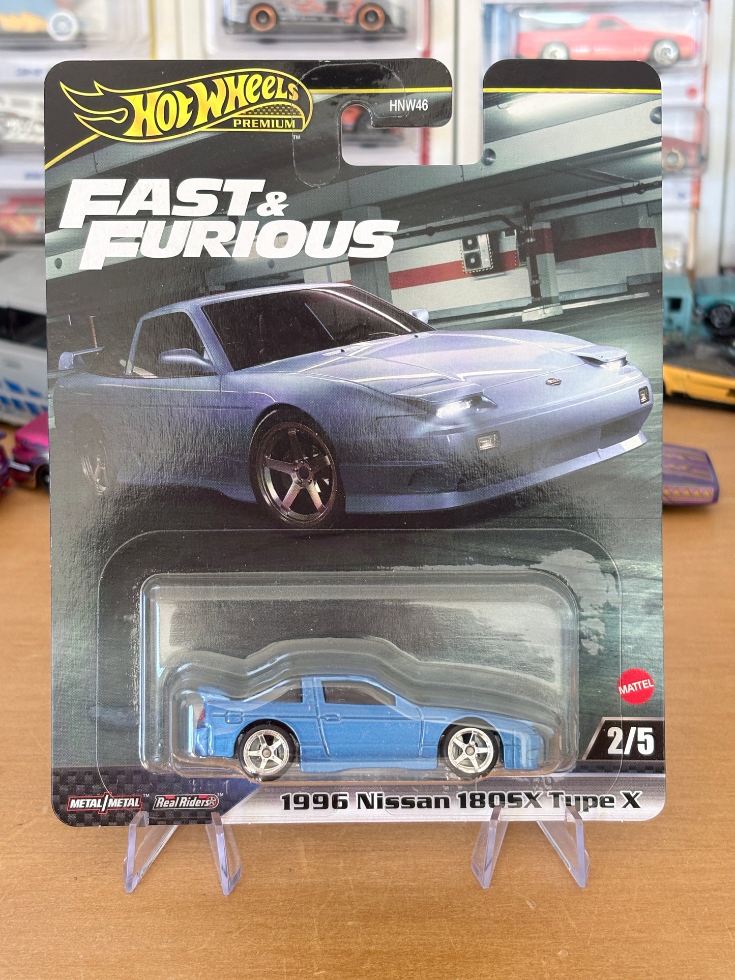 Hot Wheels Premium | 1996 Nissan 180sx Type X | HW Fast & Furious | 2/5