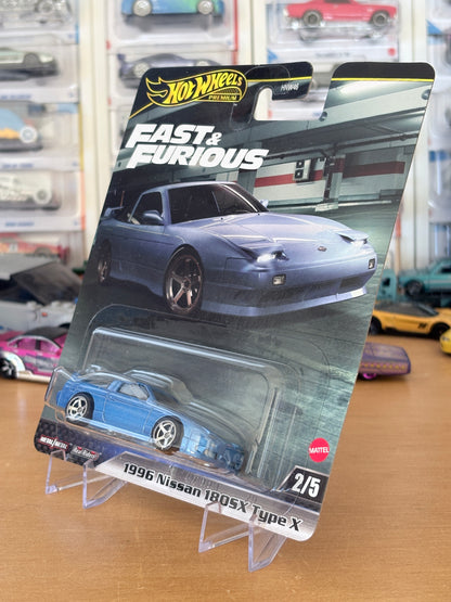 Hot Wheels Premium | 1996 Nissan 180sx Type X | HW Fast & Furious | 2/5